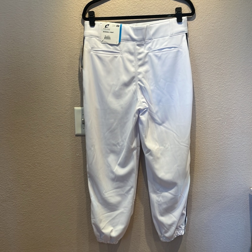 New Champro Men’s Baseball Pants White Classic Loose Fit Size Medium NWT - Picture 6 of 11